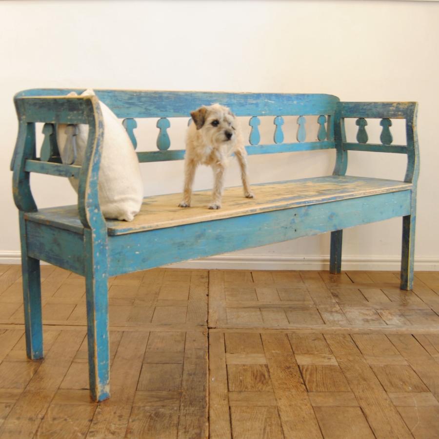 Hungarian Painted Bench