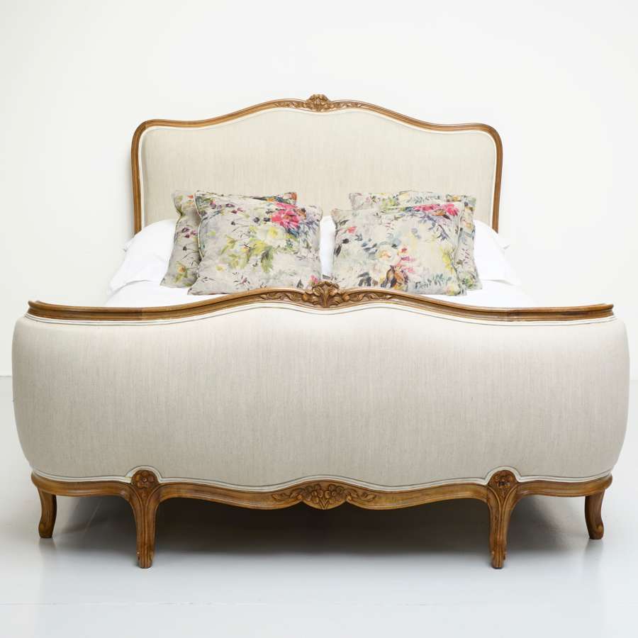 French Double Demi Corbeille Bed