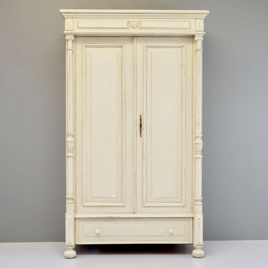 Continental painted wardrobe