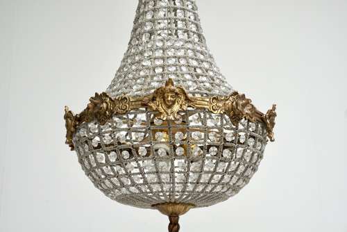 French Empire Style Chandelier (1 x Medium + 1 x Large in stock)