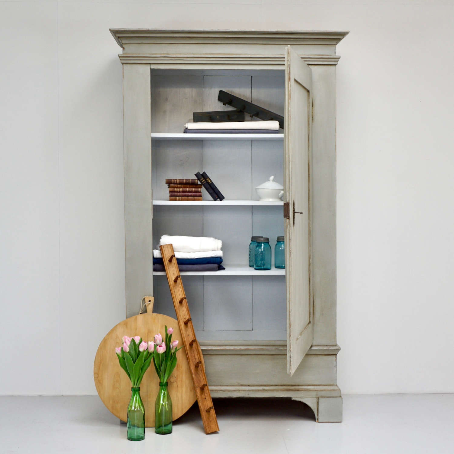 Continental Painted Cupboard/Wardrobe