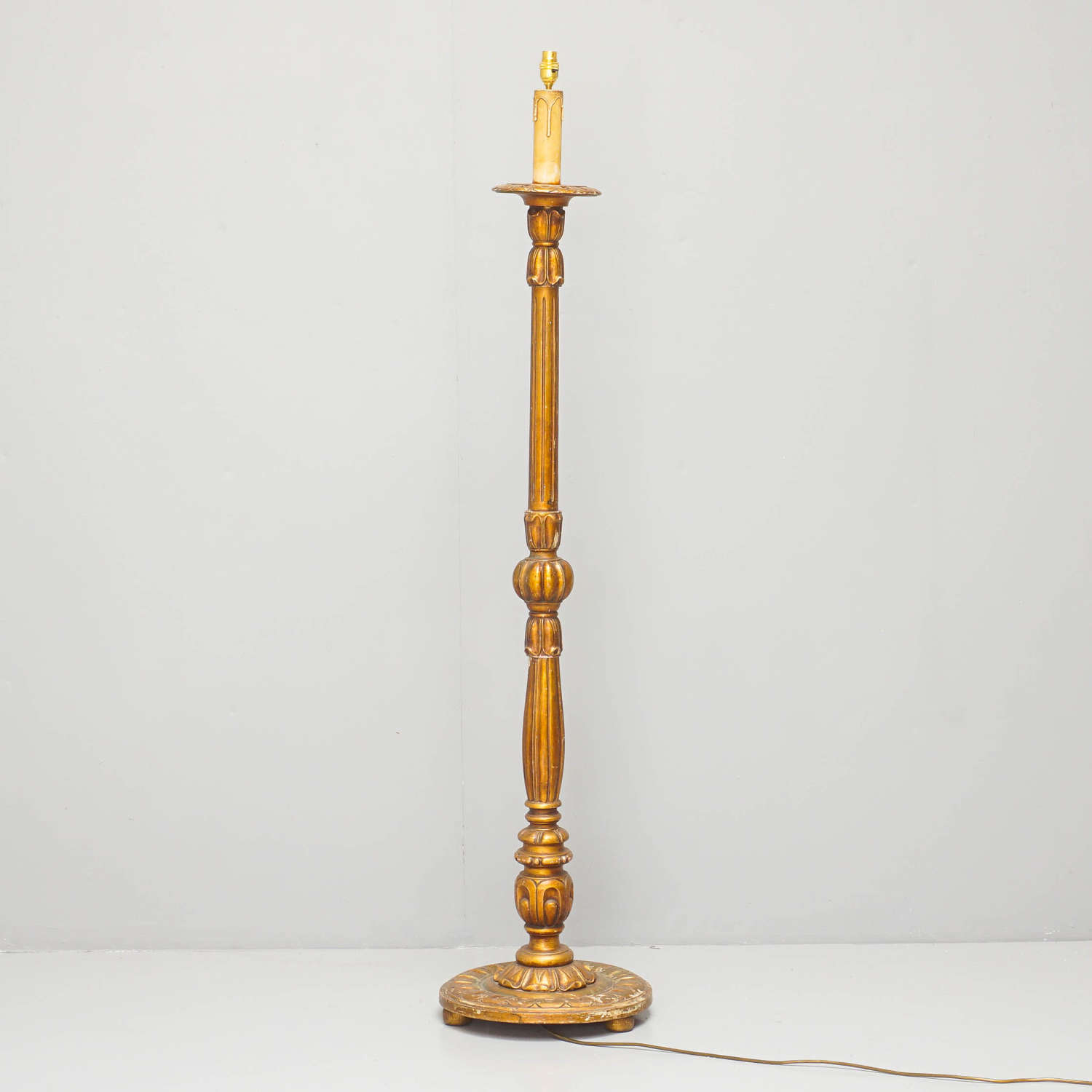 Gilded Standard Lamp
