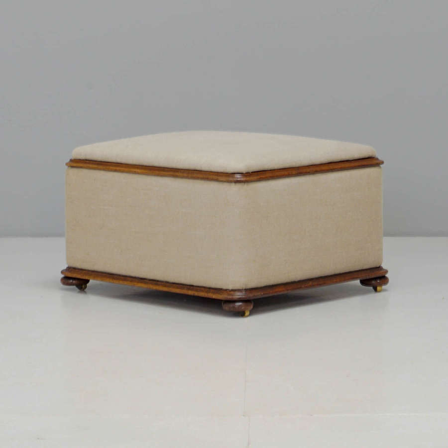 Upholstered Footstool/Ottoman