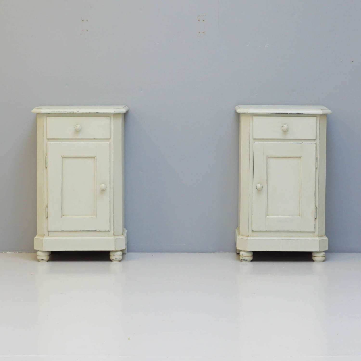 Pair of Continental Painted Cabinets