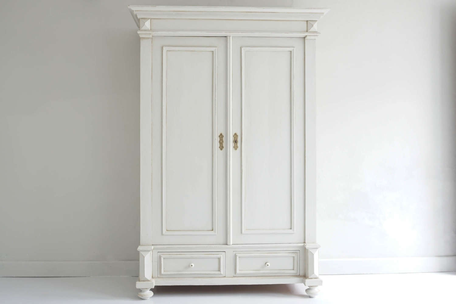 Painted Continental Wardrobe/Cupboard