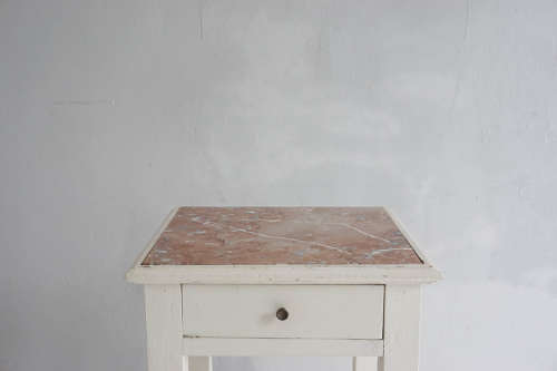 Marble Top Bedside