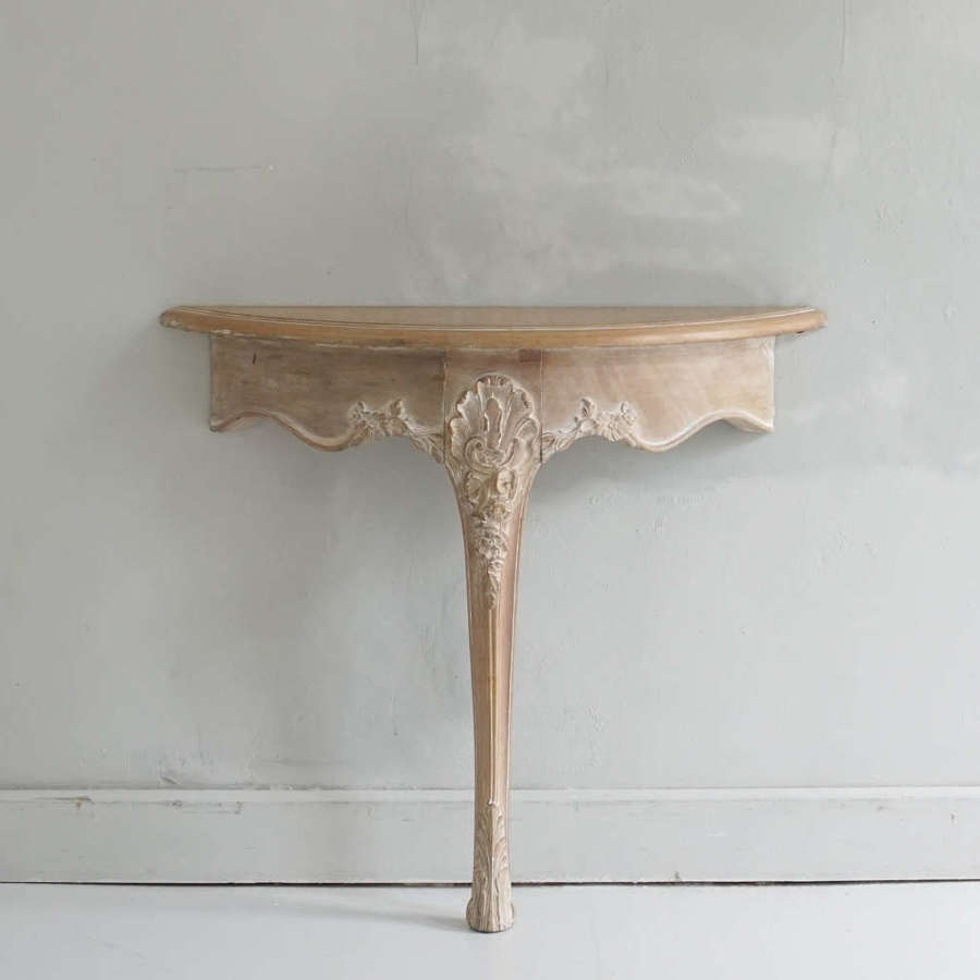Carved Wall Hanging Console