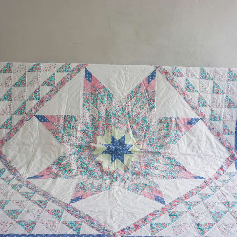 Large Antique Patchwork Quilt
