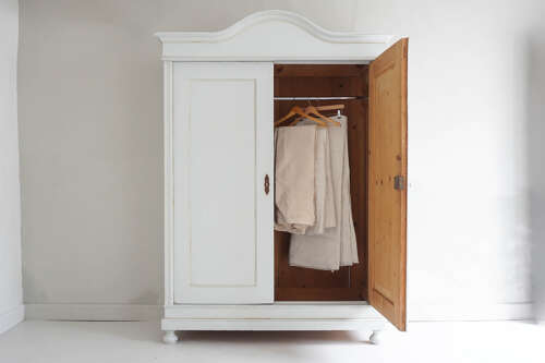 Antique Continental wardrobe (knockdown)