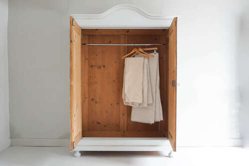 Antique Continental wardrobe (knockdown)