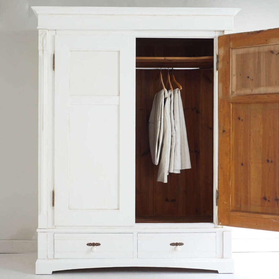 Antique Continental wardrobe (knockdown)