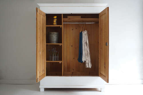 Antique Continental wardrobe (knockdown)