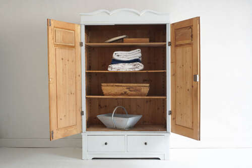 Antique Continental cupboard (knockdown)