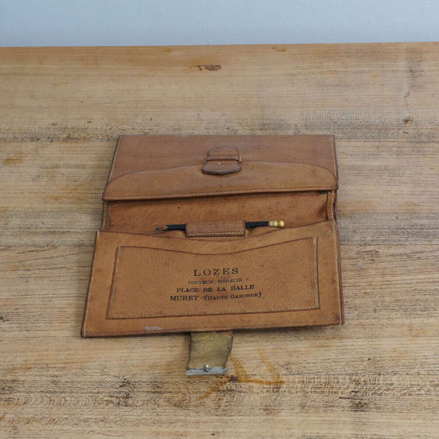 French Doctors Leather Writing Case